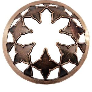 Yankee Candle Illuma lid brown metal design all season use candle topper